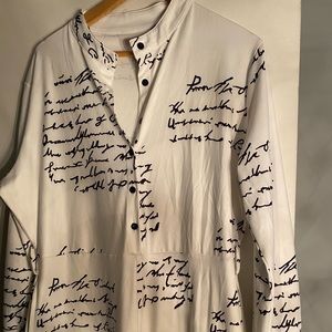 White & black jumpsuit